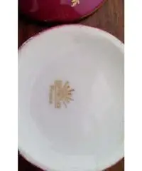 Antica scatolina in porcellana di Limoges - Roma