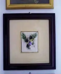 Quadri in ceramica con fiori in rilievo - Puglia