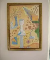 Quadro moderno con cornice_Roma Piramide