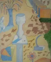 Quadro moderno con cornice_Roma Piramide